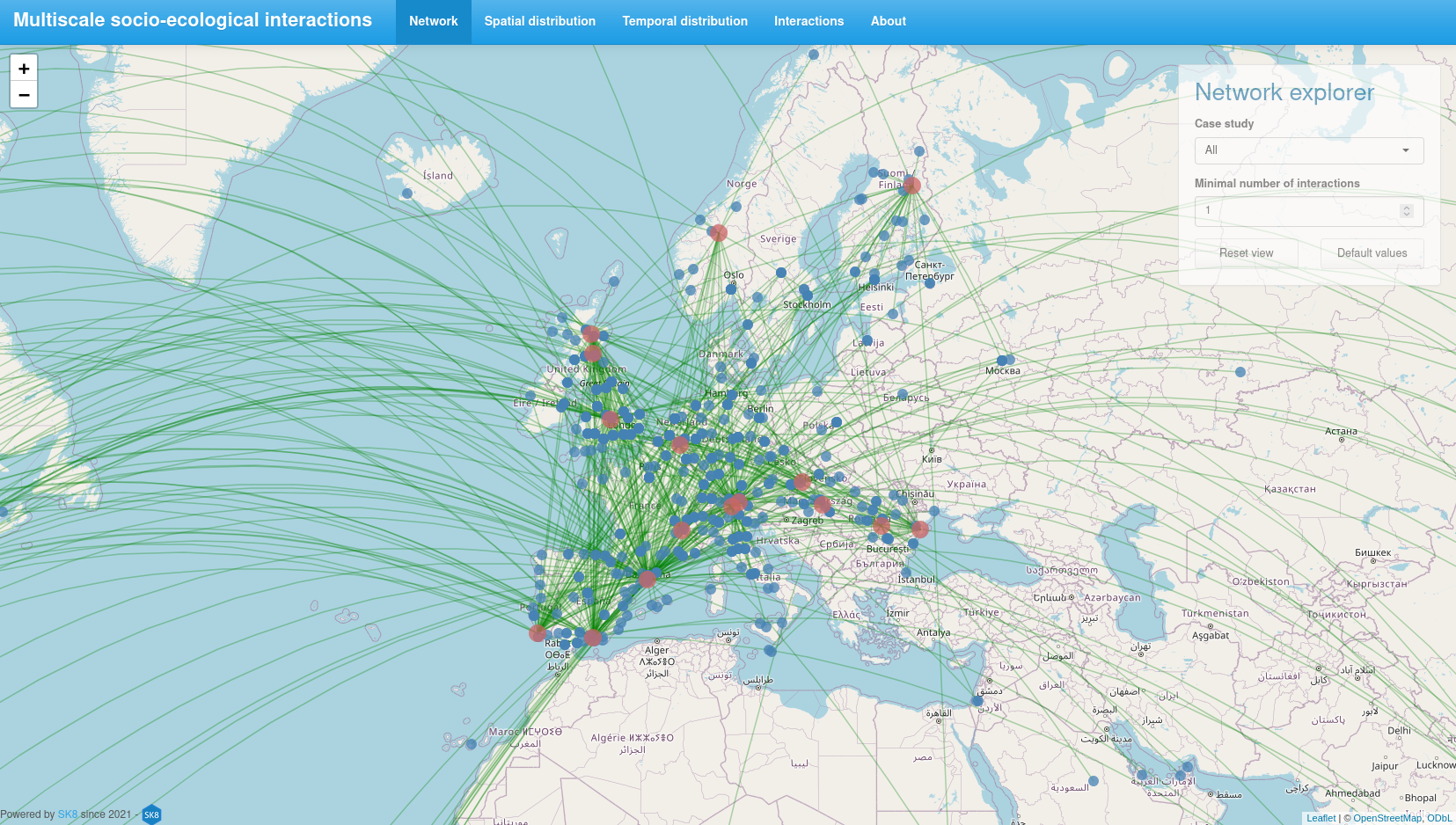 Screenshot of the AHIA Shiny interactive web application